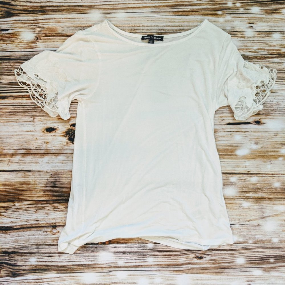 Lace Sleeve Shirt